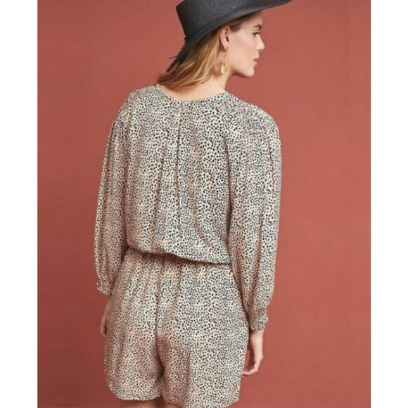 Anthropologie BeachGold Chelsea Romper Size-Medium - Picture 2 of 12